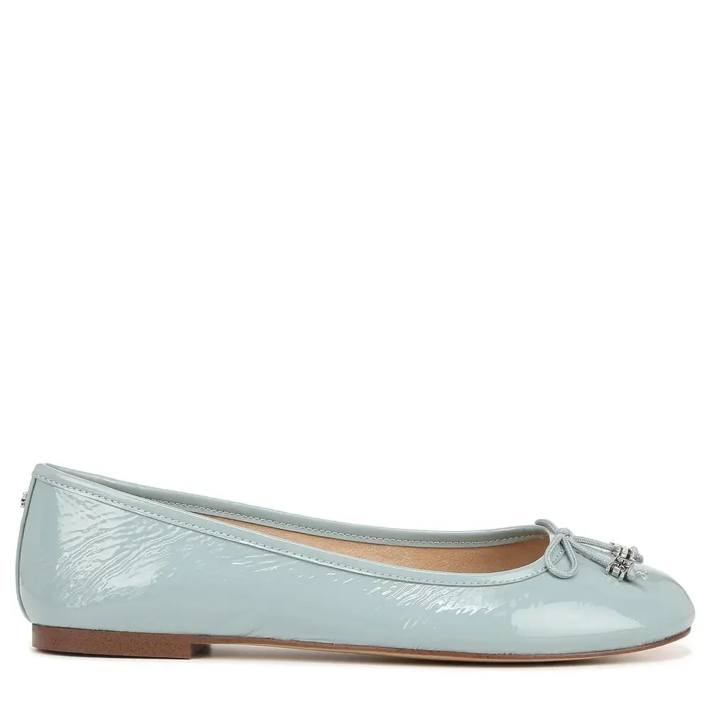 SAM EDELMAN FELICIA LUXE BALLET FLAT ROBIN EGG BLUE 6 MEDIUM